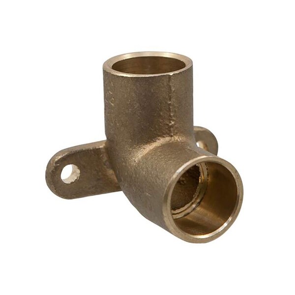 Thrifco Plumbing 1/2 Inch Copper X 1/2 Inch FIP Cast Drop Ear 90 Elbow 5436203 - main